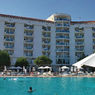 Garden of Sun Hotel in Altinkum, Aegean Coast, Turkey